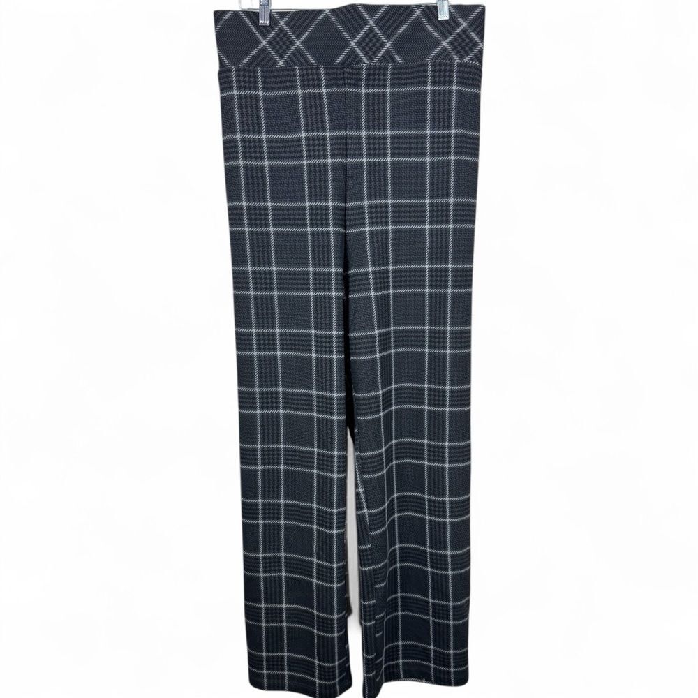 Torrid Pull On Pixie Wide Leg Studio Luxe Ponte Knit Plaid Pant 6T 6X Tall